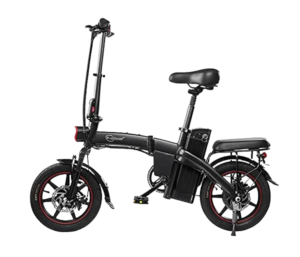 14INCH FOLDING ELECTRIC BIKE You can easily fold the A5, and because of its small size, you can easily carry it to any place, whether it is on the subway or in a shopping mall. 6061 ALUMINUM ALLOY FRAME The aluminum alloy frame has high-quality features such as high hardness, drop resistance, and lightness! COMFORTABLE SEAT With an adjustable seat for different height, built-in suspension system for comfortable riding experience LCD DISPLAY The A5 features a Gear Shift Accelerator to output the electric power safer and fast while you ride with easy to see battery charge display. WEAR RESISTANT Featuring highly durable and wear-resistant and explosion proof vacuum tires. The a5 is suitable for suitable for various road conditions durable and non-slip.