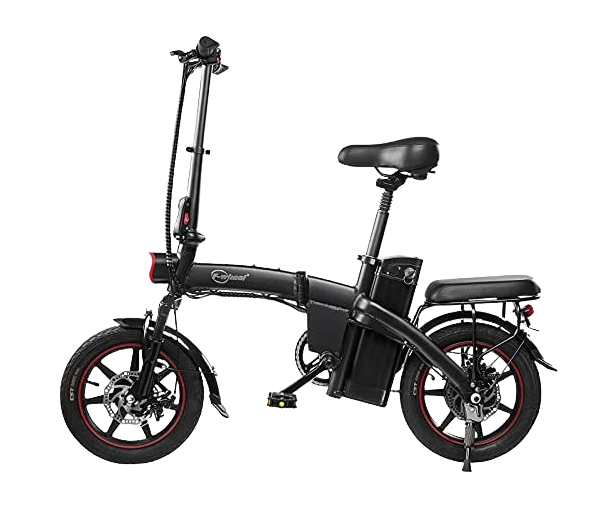 14INCH FOLDING ELECTRIC BIKE You can easily fold the A5, and because of its small size, you can easily carry it to any place, whether it is on the subway or in a shopping mall. 6061 ALUMINUM ALLOY FRAME The aluminum alloy frame has high-quality features such as high hardness, drop resistance, and lightness! COMFORTABLE SEAT With an adjustable seat for different height, built-in suspension system for comfortable riding experience LCD DISPLAY The A5 features a Gear Shift Accelerator to output the electric power safer and fast while you ride with easy to see battery charge display. WEAR RESISTANT Featuring highly durable and wear-resistant and explosion proof vacuum tires. The a5 is suitable for suitable for various road conditions durable and non-slip.
