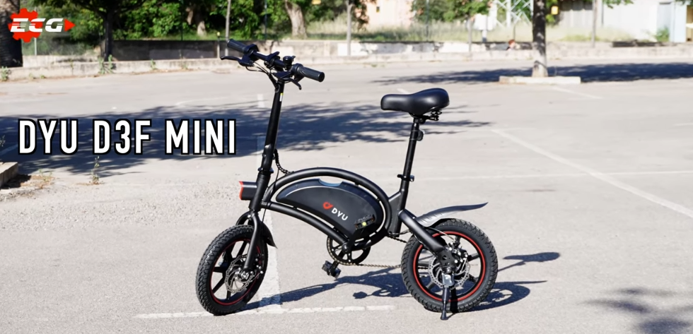 Mini electric bike DYU D3F review from the geeky trucker