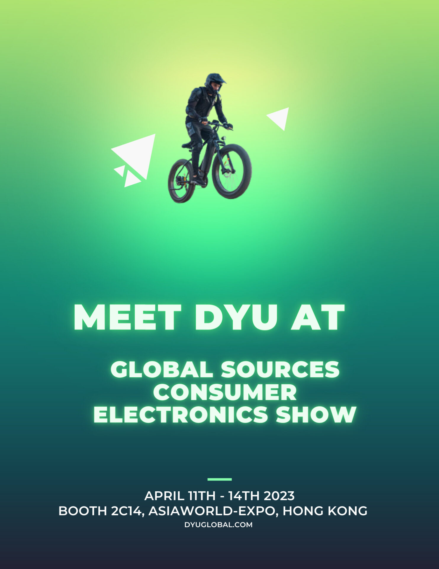 DYU deltar i Global Sources Consumer Electronics Show Hong Kong