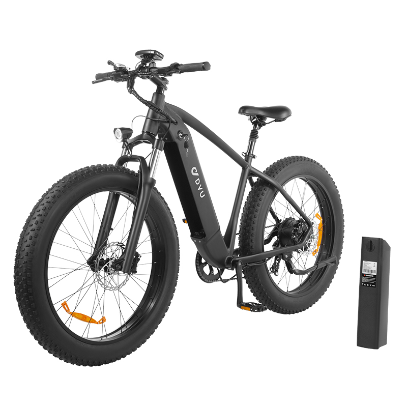 Bicicleta de montaña eléctrica con batería extraíble