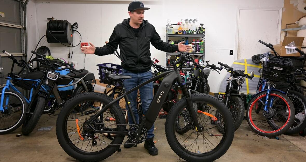 Reseña de la bicicleta eléctrica DYU King 750 - Pros y contras // Montar en el mundo real